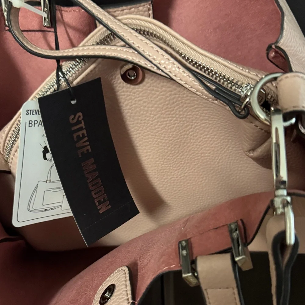 Steve Madden Light Blush Pink crossbody Tote